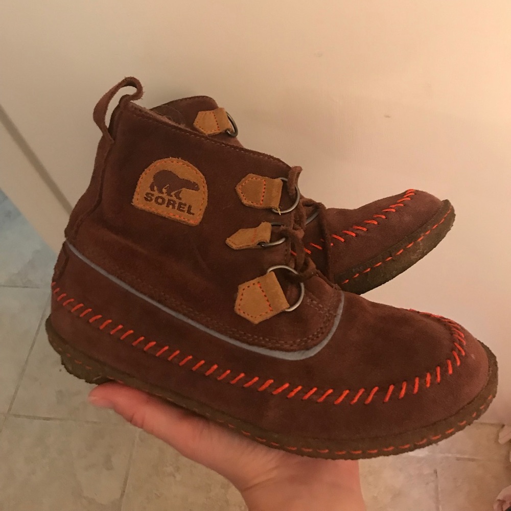 Sorel leather boots